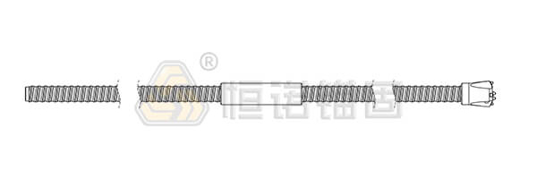 自鉆式中空錨桿結構圖